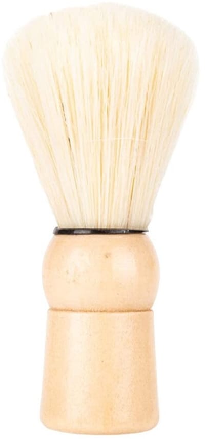 Dailygoody - Hals Duster Borstel - Professionele Reinigingsborstel - Houten Handvat - Zacht Haar Vegen - Kapper en Huishouden - Ideaal voor Schoonmaak