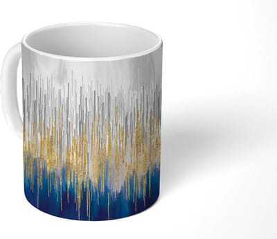 Mok - Koffiemok - Abstract - Schilderij - Olieverf - Mokken - 350 ML - Beker - Koffiemokken - Theemok