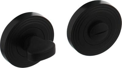 Intersteel WC-sluiting verdekt met rillen ø55x10mm en nokken met stift 8x8mm zwart
