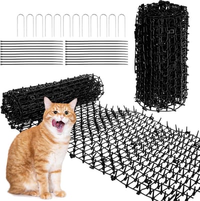 Set van 2 Beschermmatten van 30 x 150 cm tegen Katten, Dierenafschrikking, Tuin en Buitengebruik