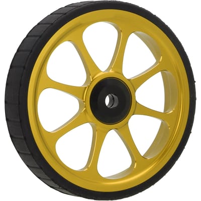 Vélo Pliant en Alliage d'Aluminium Roue Facile 82mm Élargie Roue Facile à Rouler pour Vélo Pliant Brompton 3sixty Gold yellow