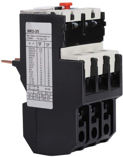 Allecto - Termisch Beschermingsrelais - Overload en Fase Fout Bescherming - 12-18A - Betrouwbaar en Veilig - Voor Elektrische Installaties - Essent...