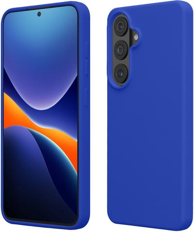 kwmobile telefoonhoesje geschikt voor Samsung Galaxy S26 Plus - Hoesje met siliconen coating - Smartphone case in Baltisch blauw