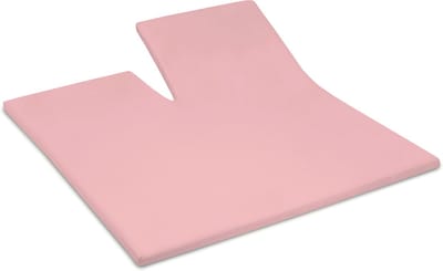 Cinderella Weekend - Topper hoeslaken met split (tot 15 cm) - Katoen - 160x200 cm - Roze