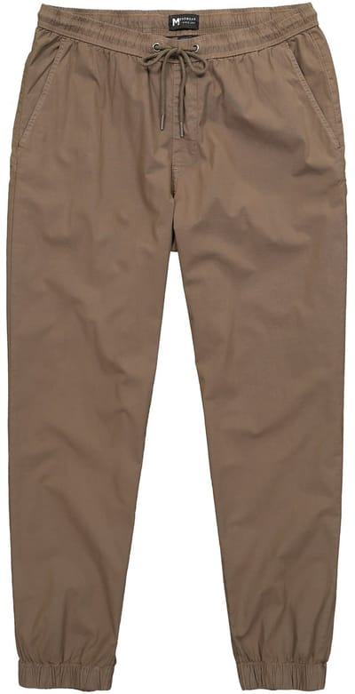 Men Plus - Heren - Instapbroek met tailleband FLEXLASTIC® Relaxed Fit - Kakibruin - Maat 3XL