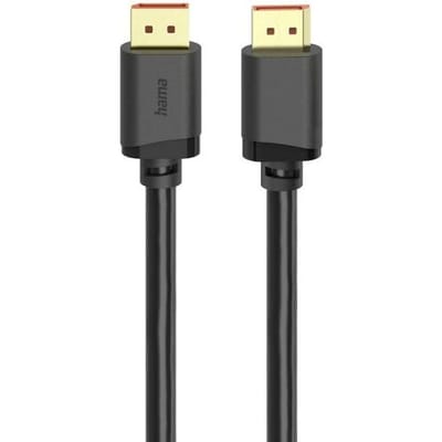 Hama 00202032 DisplayPort-kabel DisplayPort Aansluitkabel DisplayPort-stekker 2 m Zwart 16K UHD