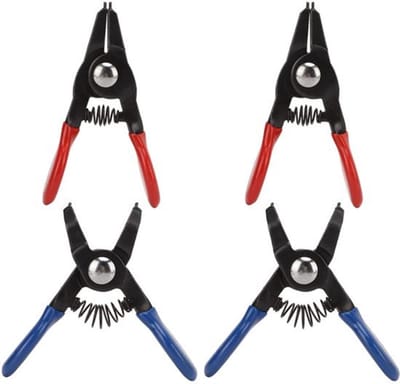 Mini Circuit Ring Pliers Set - Universele 4-delige Metalen Pliers - Klein en Veerbelast