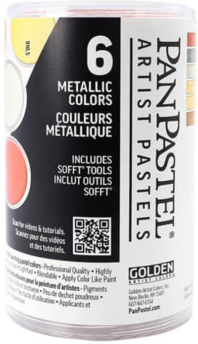 Set PanPastel 6 pcs Metallic