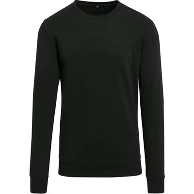 Lichtgewicht crew Sweatshirt Black maat L