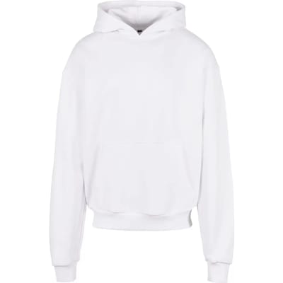 Build Your Brand - Ultra Heavy Cotton Box Hoodie - White maat S