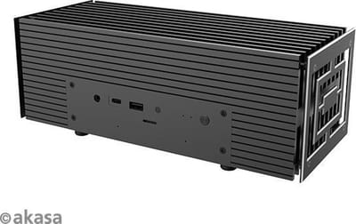 Akasa Turing A50, Compact fanless case for ASUS Mini PC PN50 (4000 series up to Ryzen 7) & Radeon Vega 7 Graphics