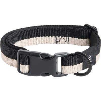 HAY Halsband Dogs Flat - black/white - S/M