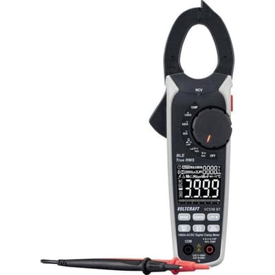 VOLTCRAFT VC538 Stroomtang Digitaal CAT III 600 V, CAT II 1000 V Weergave (counts): 6000