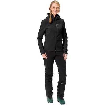 VAUDE Women's Larice Jacket IV, Jas, outdoorjas, met kap, softshell jas, winddicht, Dames, Outdoorjas