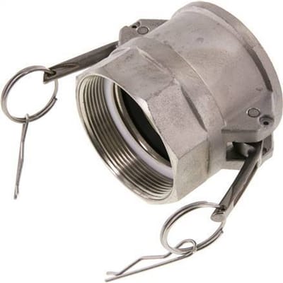 Camlock DN 60 (2 1/2'') Koppeling RvsG 2 1/2'' met binnendraad Type D EN 14420-7 (DIN 2828)