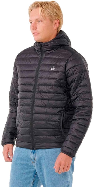 2025 Rip Curl Heren Anti Series Zoeken Puffer Hood - Black