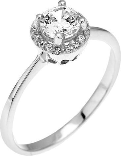 Montebello Ring Palmorchis - 925 Zilver Gerhod. - ∅7mm - Maat 54-17.2mm
