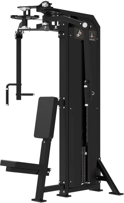 Tunturi Platinum Dual Pec Fly/Rear Delt Krachtstation - Fitnessapparaat voor Schouders en borst - Fitness homegym met 120kg Gewichtstapel - V-series