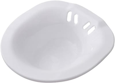 Zitbad Bekken - Bidet Toilet - Persoonlijke Hygiëne - Met Overloopgat - 36.5 cm - Wit