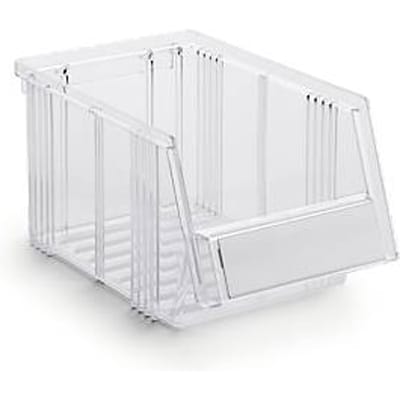 Magazijnlade Serie 1525 Treston - polystyreen - L 250 x B 149 x H 130 mm - 2,7 l - transparant