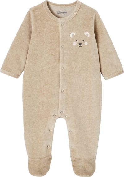 Vertbaudet Fluwelen koala slaappakje baby