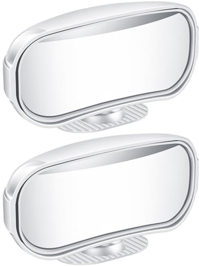 Dailygoods- Dodehoekspiegel - 2 Stuks - Draaibaar - Convex - Hittebestendig - Gebogen Glas - Verhoogt Betrouwbaarheid - Achteruitkijkspiegel