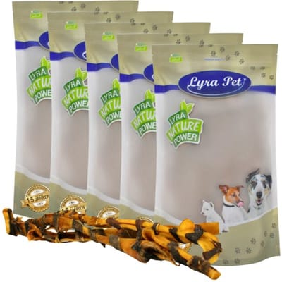5 stuks Lyra Pet® XXL runderkophuidstaaf met pens, ca. 70 cm