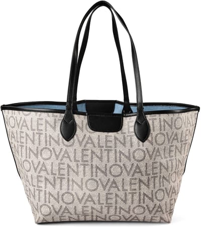VALENTINO shopper Reverse Shopping Bag Azzur / Multic Lichtblauw
