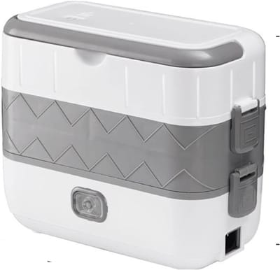 Elektrische Lunchbox - Warme Maaltijd Box - Onderweg Eten - Zelf Opwarmend - Vierkant Ontwerp - Effend Kleur