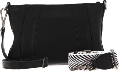 FREDsBRUDER Leren Schoudertas Brevion Crossbody Black Zwart