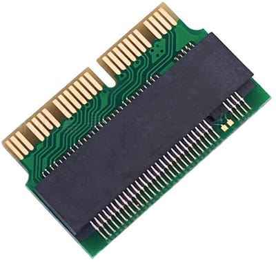 VT Goods - M.2 NVMe SSD Converteren - Upgrade Adapter Kaart - Hoge prestaties - Geschikt voor MacBook Air 2013 2014 2015 2016 2017 - Vervang origine...