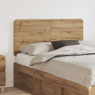 vidaXL Hoofdbord Artisan Eiken Bewerkt hout