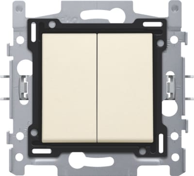 NIKO Original Cream dubbele inbouw wisselschakelaar - 10 stuks