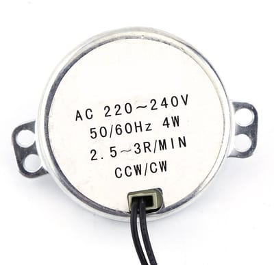 Dailygoody - Synchrone Motor - 220240V AC Motorreductor - Laag Geluidsniveau - Lichtgewicht - 0.81 RPM - Ideaal voor Hobbyprojecten - Compact Model