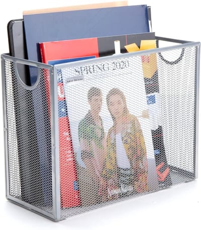 Verticale Bestandsopslag Organizer voor Bureau - Desktop Documenthouder Metaal