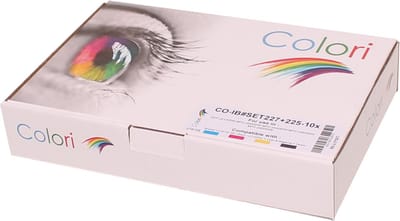 Set 10x Colori huismerk inkt cartridge geschikt voor Brother LC-227XL LC-225XL voor Brother DCP-J4120DW MFC-J4420DW MFC-J4425DW MFC-J4620DW MFC-J4625DW