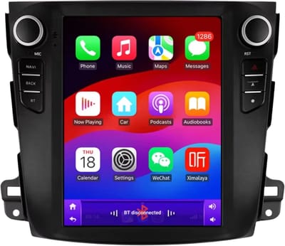 Autoradio met bluetooth - Carplay - Voor Mitsubishi Outlander XI 2 (2008-2011) - Geschikt voor Apple en Android - Stereo - Navigatie - Navigatiesysteem auto - 2GB 32GB