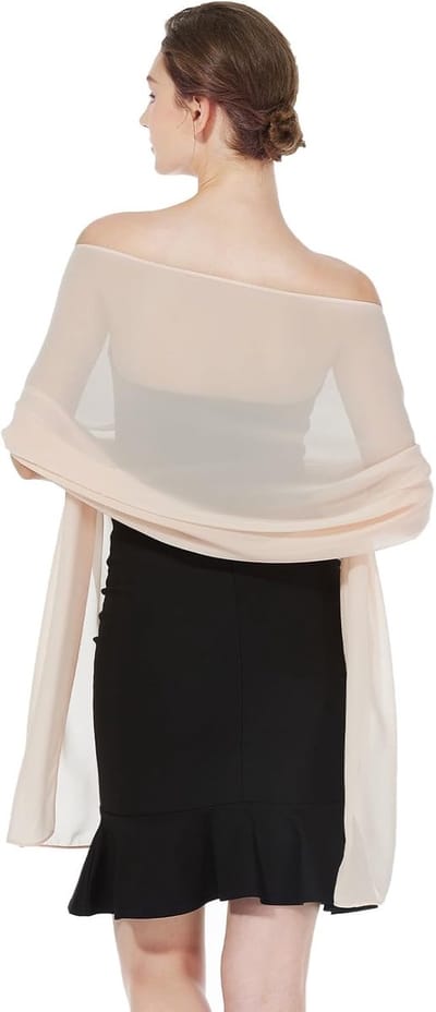 Chiffon Sjaal En Wraps Lichtgewicht Sjaals Gestolen Zijde Gevoel Sheer Cover Up Voor Vrouwen Zomer Bruiloft Bruidsmeisjes Avond
