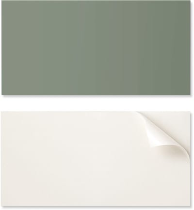 Decoratief zelfklevend vinylpaneel - voor hal 100x50 cm olijfkleur