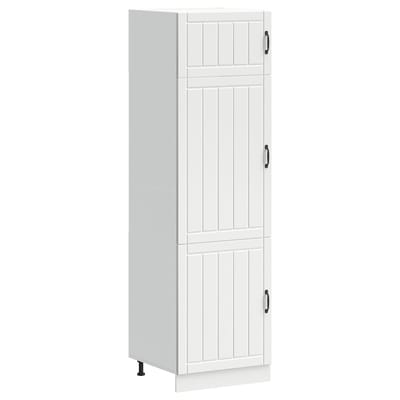 vidaXL - Keukenkast - Lucca - bewerkt - hout - wit