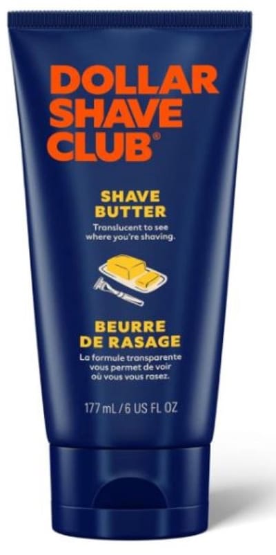 Dollar Shave Club - Scheerboter voor Gevoelige Huid, Translucente Scheercrème & Gel Alternatief 177ml