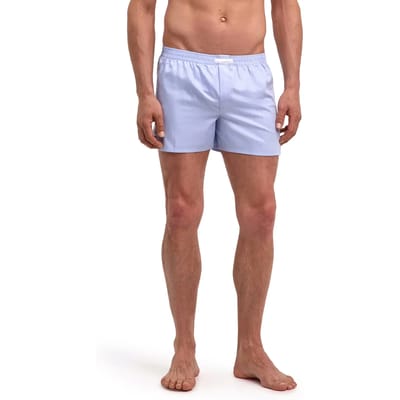 FALKE Daily Comfort ademend katoen broek van onderlaag heren blauw - maat S