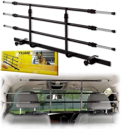 Honden Autobarriere - Hondenhek Auto - Veilig Reizen - Universele Pasvorm - 91 x 30 cm - Zwart