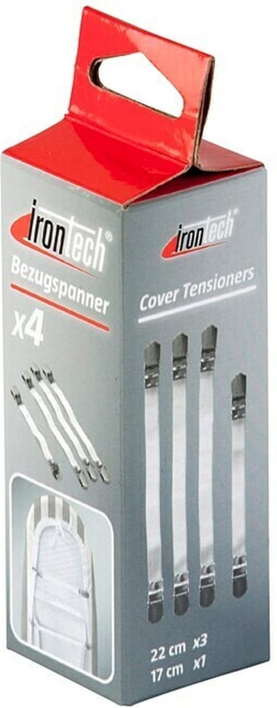 Irontech Strijkplankovertrek Spanners - Set 4 Stuks