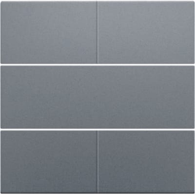 Niko 220-40050 Afwerkingsset voor 4-voudige potentiaalvrije drukknop 24 V, blue grey coated