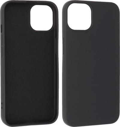 Fashion Backcover Telefoonhoesje - Color Hoesje - Geschikt voor iPhone 14 Plus - Zwart