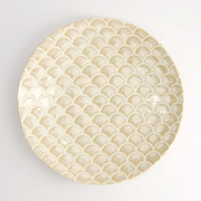 Tokyo Design Studio - Titanium Matte Mermaid Bord - 25 x 3,7 cm