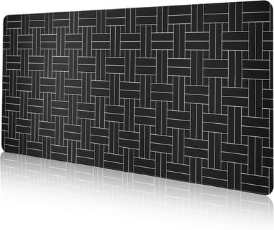 XXL Gaming Muismat Zwart 1000x400mm - Bureauonderlegger Antislip - Voor PC en Kantoor