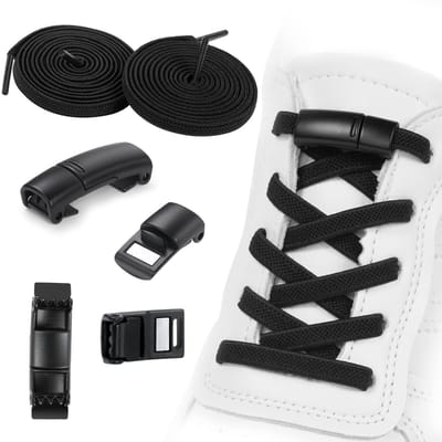 By shayne - Elastische Veters - Veters zonder knopen - Comfortabel en Praktisch - Geschikt voor Sport- en Vrijetijdsschoenen - Voor Kinderen en Volwa.