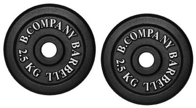 Gietijzeren Gewichtsschijven 5 kg (2 x 2.5 kg) voor Fitness